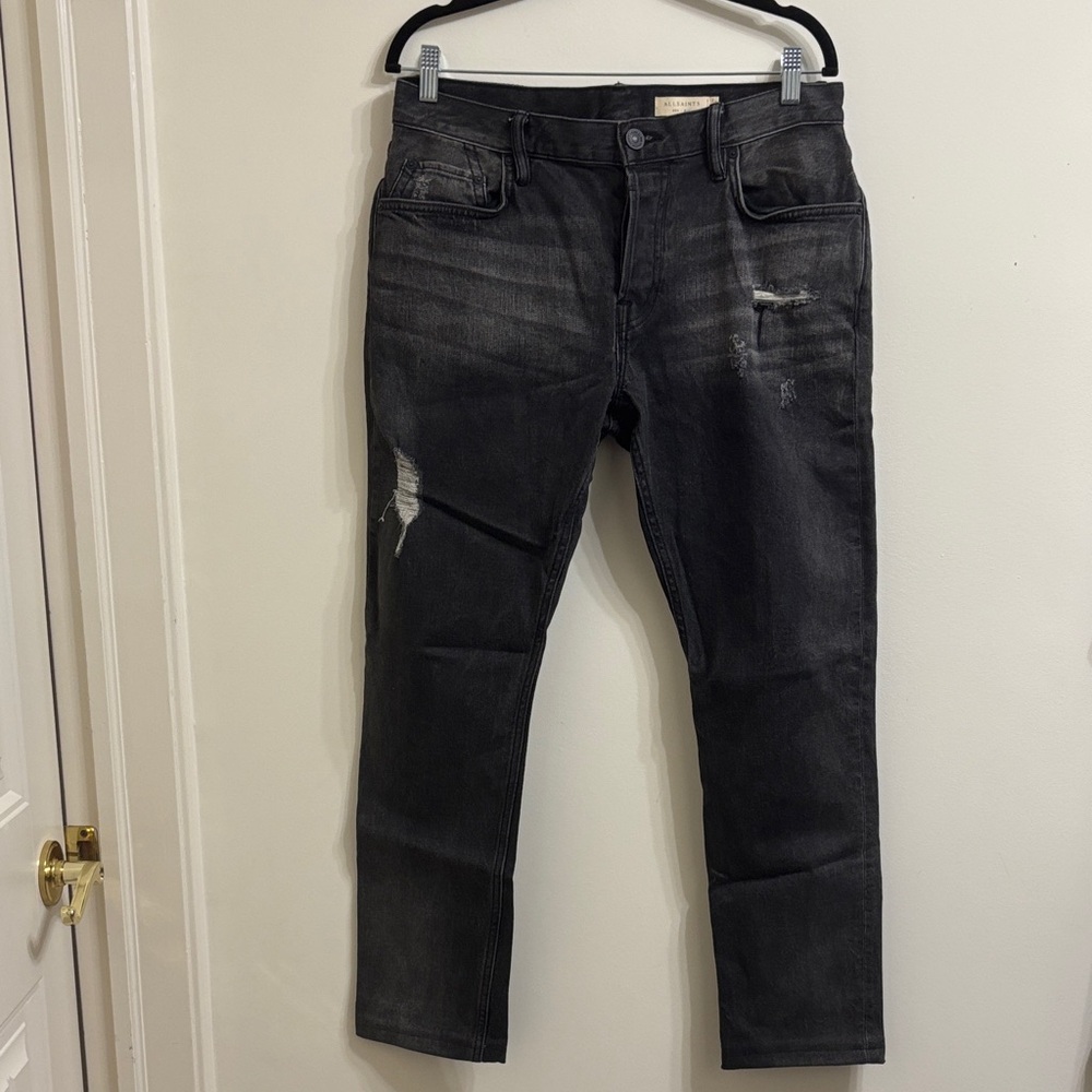 All Saints Black Slim Men's Jeans